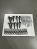 1/4-20 Body Bolt & T-Nut Insert Package (with Rivets)
