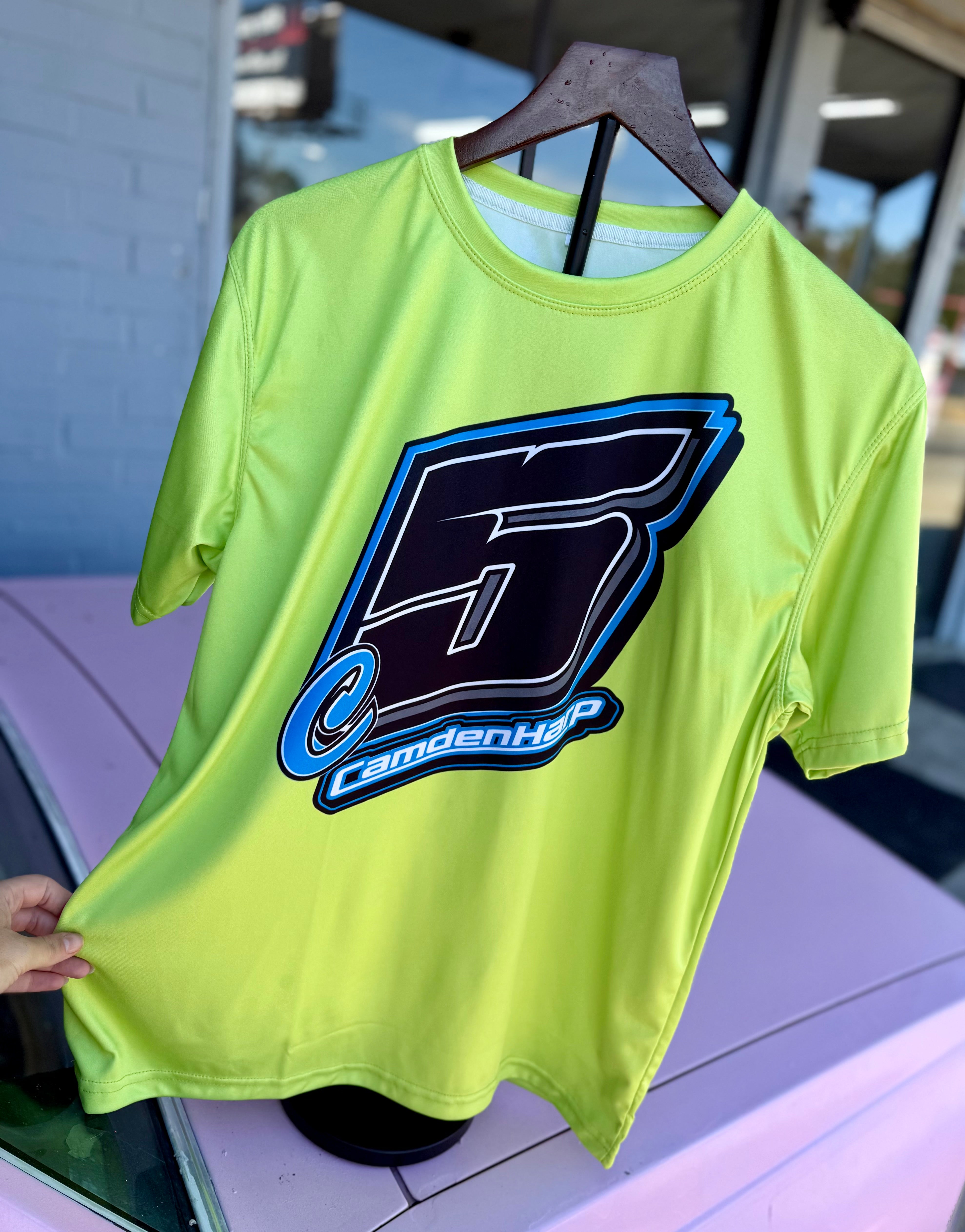 Neon Yellow c5 Performance Tshirt