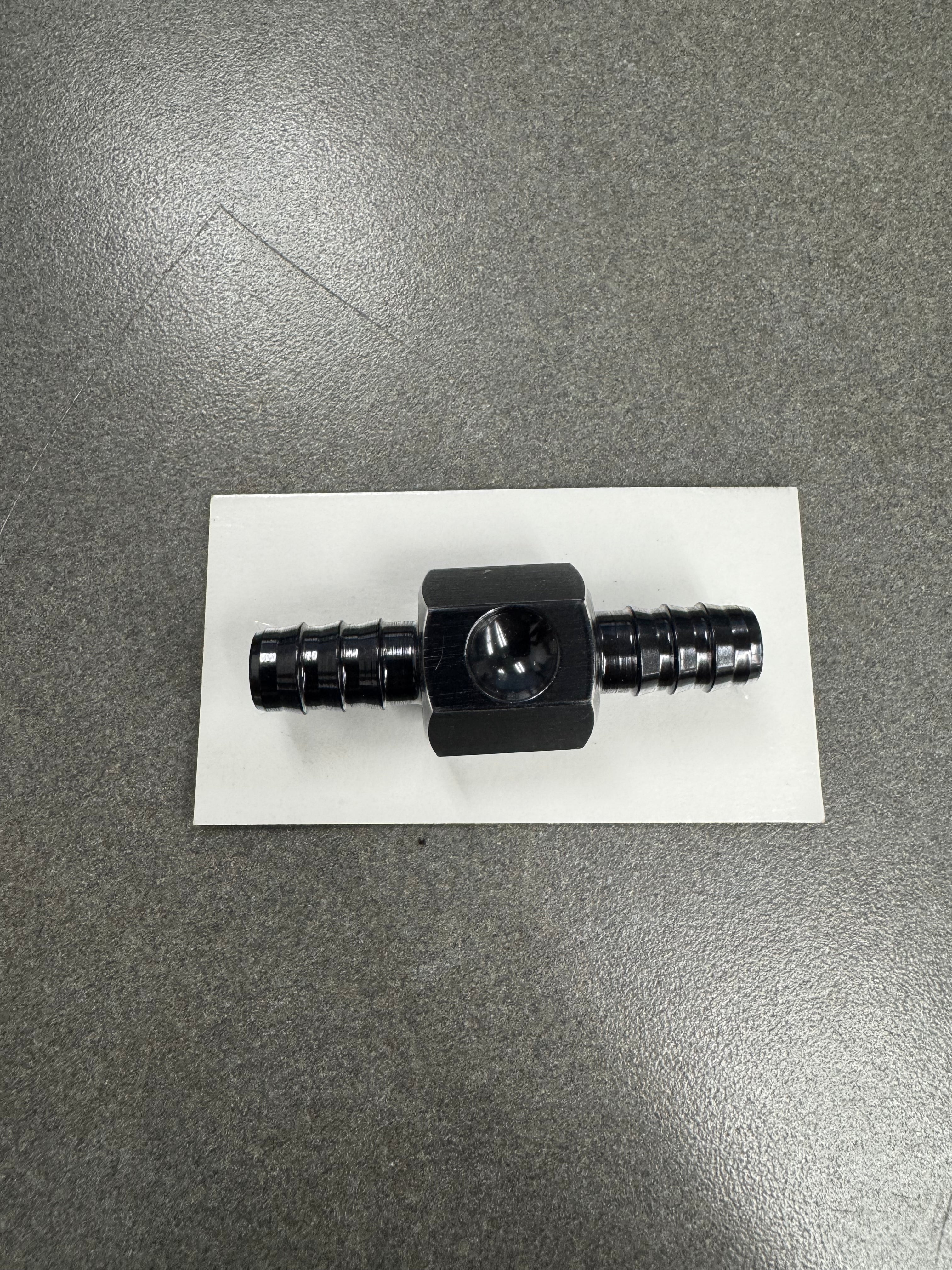 Fuel Line T Adaptor 3/8"