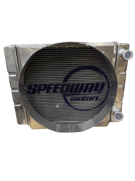 SHARP Radiator Shroud for 17" Race Fan – Fits Speedway Radiator #917304-26