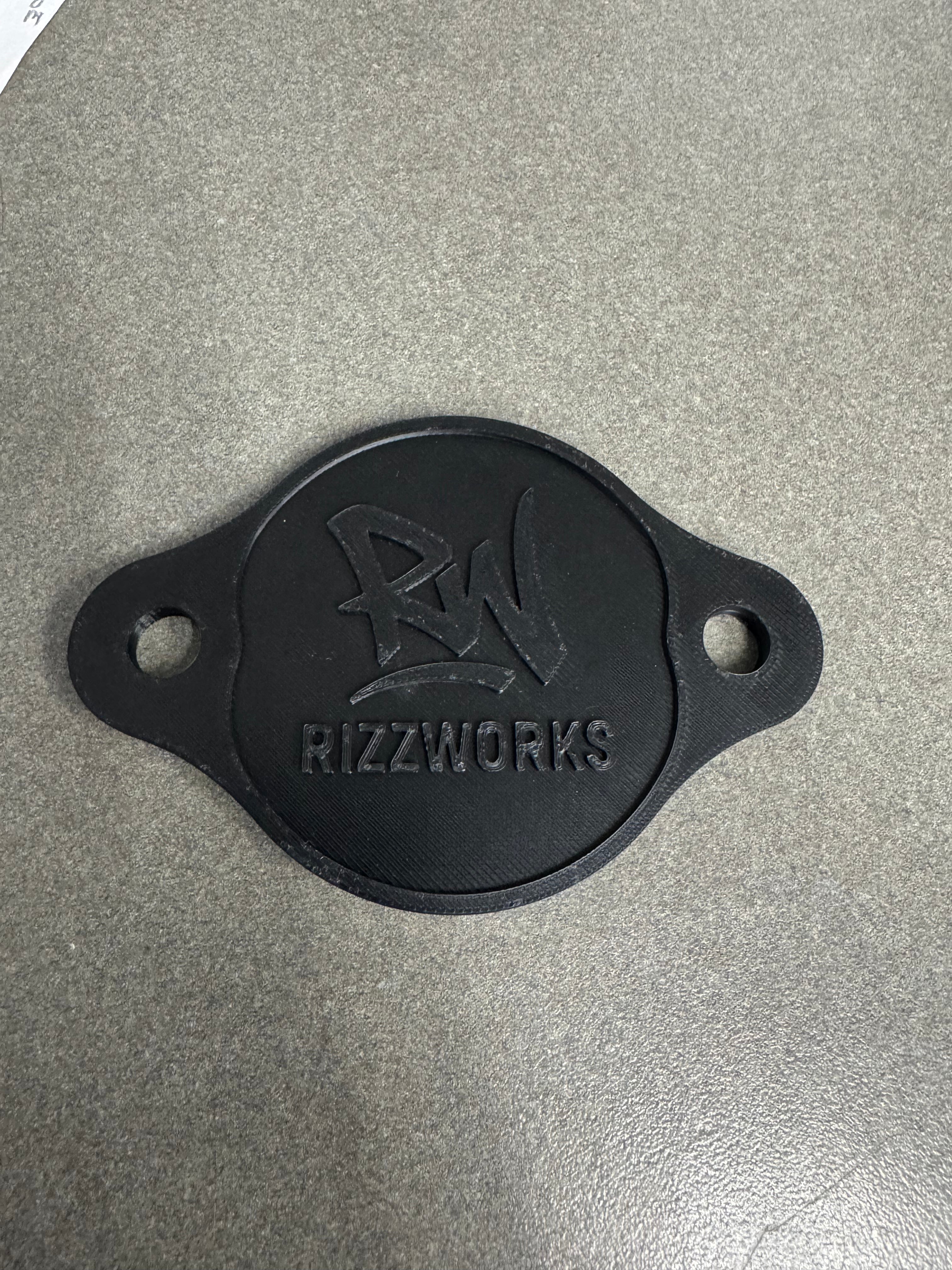 Rizzworks Intake Water Inlet Block off Plate (604 or 602 Motors)