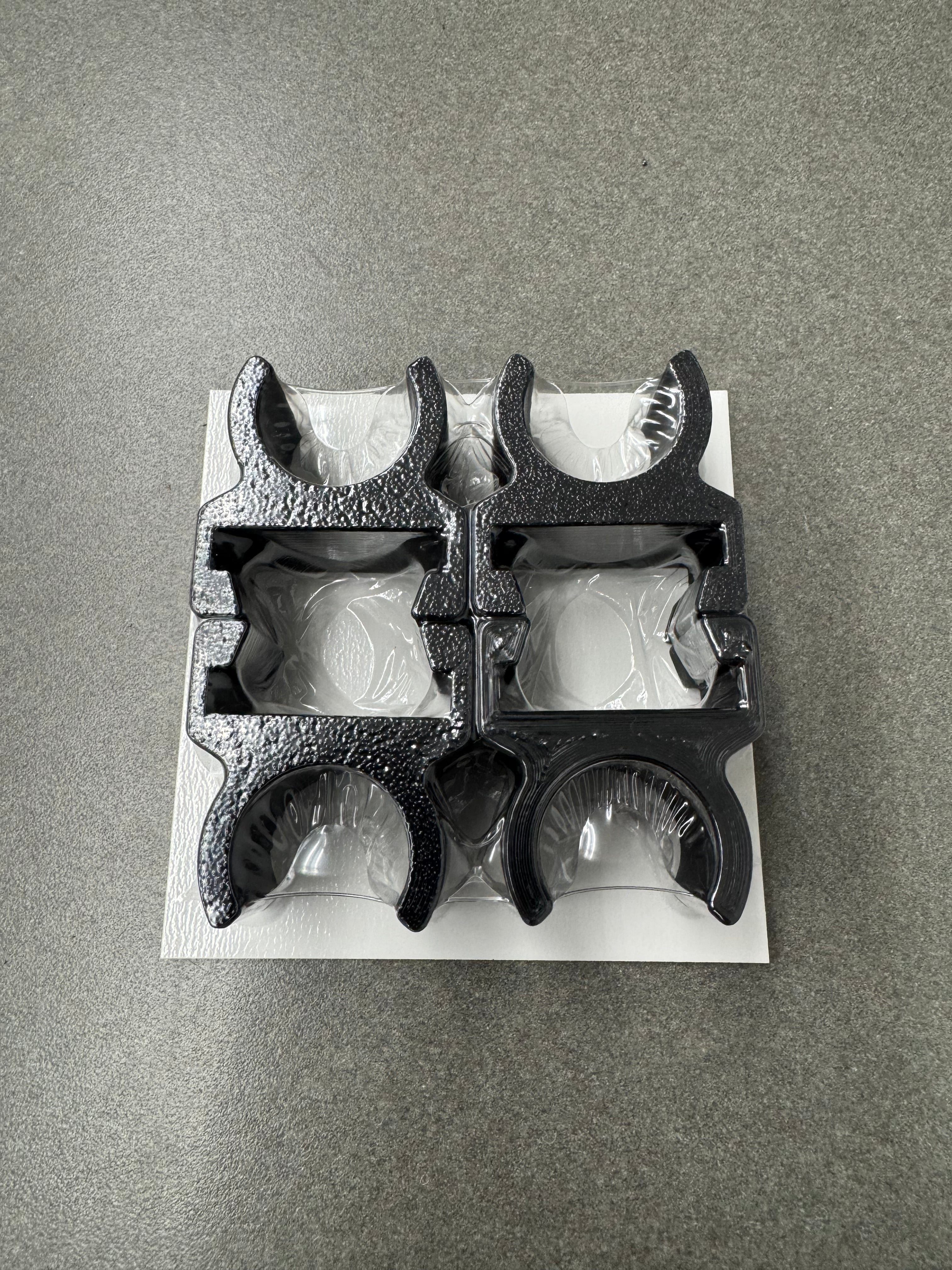 Rizzworks Universal Mounting Clip Kit for Amazon LED Shop Lights 8ft (Packs of four)