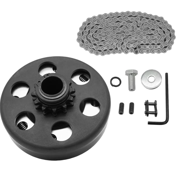 Mini Wedge Go Kart Clutch 3/4" Bore 12 Tooth with #35 Chain
