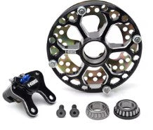 HBS Left Front Brake Assembly with HBS Center for Deluxe Spindle